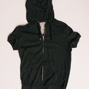 Nike Short Sleeve Black Hoodie